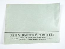 Jára Smutný, Trenčín - jízdní kola, šicí stroje - firemní obálka