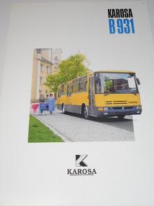 Karosa B 931 - prospekt - 1995