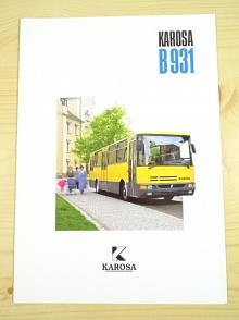 Karosa B 931 - prospekt - 1995