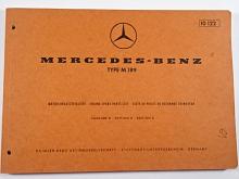 Mercedes - Benz  Type M 189 - Motor - Ersatzteilliste - 1966 - 300 SEL - 300 SEb