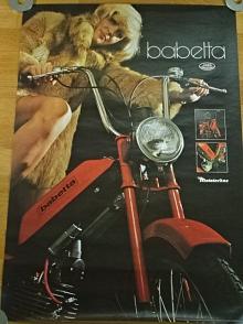 JAWA - Babetta - plakát - Mototechna - 1985