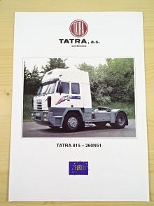 Tatra 815 - 260N51 19 255 4x4.2 - dvounápravový tahač návěsu - prospekt