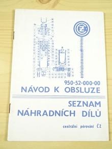 Centrální pérování ČZ - návod k obsluze, seznam náhradních dílů - motokros ČZ 519