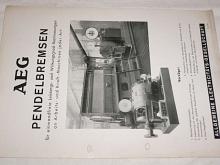 AEG - Pendelbremsen -1936 - prospekt