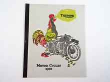 Triumph - Motor Cycles 1928 - prospekt - REPRINT!!!