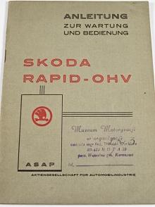 Škoda Rapid OHV - Anleitung zur Wartung und Bedienung - ASAP