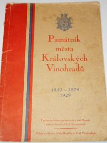 Památník města Královských Vinohradů - František Pavlík - 1929