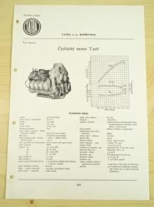 Tatra - čtyřdobý motor T 928 - katalogový list - 1960 - Tatra 137