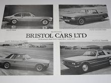 Bristol Cars - prospekt  - 603/S2 Saloon, 412/S2 Convertible, 412/S3 Turbocharget Beaufighter, 412/U.S.A. Convertible - prospekt