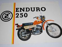 ČZ 250 enduro - 988.01 - 1974 - Motokov - prospekt