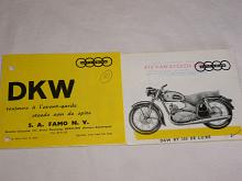 DKW (Auto Union) - Scooter, RT 125, RT 200, RT 250/2, RT 350 - prospekt