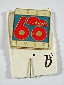 JAWA - 60 let - 1929 - 1989 - odznak