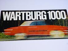 Wartburg 1000 s novým podvozkem - 1966 - prospekt