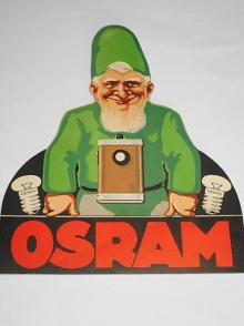Osram - papírová reklama