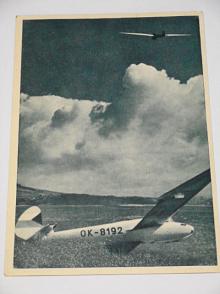 Aeroklub - plachtění - pohlednice