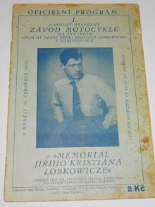 Memorial J. K. Lobkowicze 1932, 1933, 1934, 1935, 1936, 1937