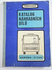 Karosa C 734 - katalog náhradních dílů autobusů - 1982