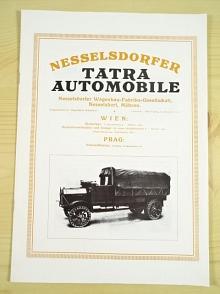 Nesselsdorfer Tatra Automobile - TL 4 14/35 PS - prospekt - REPRINT