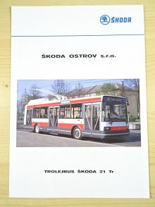 Škoda 21 Tr - trolejbus - prospekt - Škoda Ostrov s. r. o.