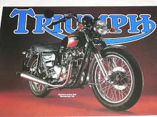 Triumph 750 T 140E TR7V - 1980 - prospekt