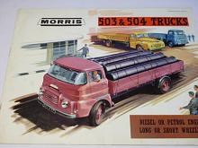 Morris 503 a 504 Trucks - prospekt - 1960