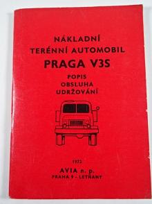 Praga V3S - popis, obsluha, udržování - 1972 - nákladní terénní automobi