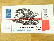 Grand Prix ČSSR - kalendář 1973