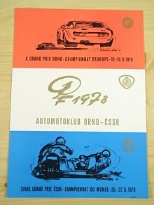 Automotoklub Brno - Grand Prix Brno - Grand Prix ČSSR - PF 1978 - Vladimír Valenta