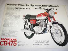 Honda CB-175, CL-175 - prospekt