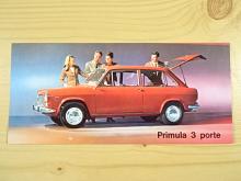 Autobianchi Primula 3 porte - prospekt - leták
