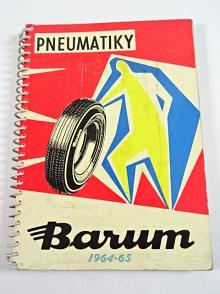 Barum - pneumatiky - 1964 - 1965 - katalog