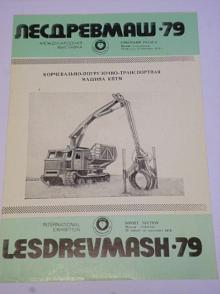KPTM - traktor TT-4 - prospekt - lesnický stroj - 1979