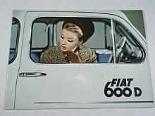 Fiat 600 D - prospekt - česky