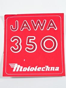 JAWA 350 Mototechna - samolepka