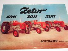 Zetor 4011, 3011, 2011 - 1963 - prospekt - Motokov