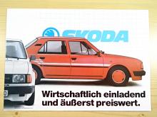 Škoda 105 L, 105 LS, 120 L, 130 GL, 130 G Coupé (Rapid) - prospekt