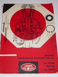 JAWA 250/559/04, 350/360/00 - 1967 - seznam náhradních dílů