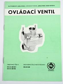 PAL autobrzdy - ovládací ventil - 1983