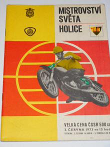 Mistrovství světa Holice - Velká cena ČSSR 500 ccm - 3. června 1973 - program