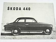 Škoda 440 - 1956 - prospekt - Motokov